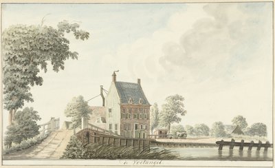 Herberg de Voetangel na kanálu Utrecht od Hendrik Tavenier