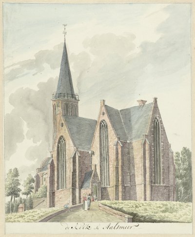 Kostel v Aalsmeeru od Hendrik Tavenier