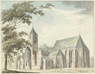 Kostel ve Warmondu od Hendrik Tavenier