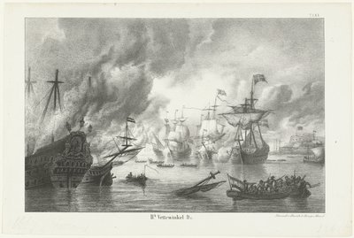 Cesta do Chathamu, 1667 od Hendrik Vettewinkel