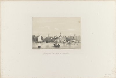 Pohled na Oude Hoofd v Rotterdamu, 1854 Pohled na Oude Hoofd v Rotterdamu (název na objektu) Společnost pro podporu Toonkunstu, její hudební festival a město Rotterdam. vzpomínka na rok 1854 (název série na objektu) od Hendrik Wilhelmus Last