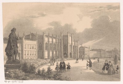 Pohled na Willemshof ve Willemspark kolem roku 1849 od Hendrik Wilhelmus Last