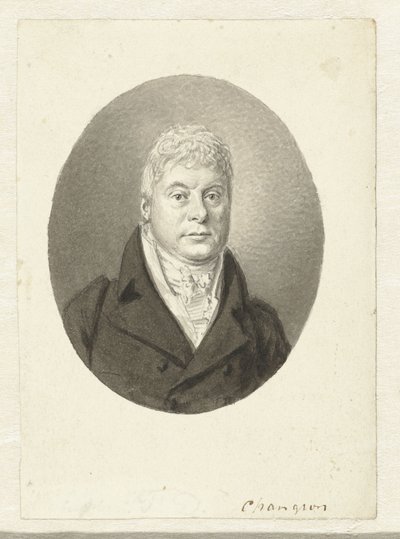 Portret van F.D. Changuion od Hendrik Willem Caspari