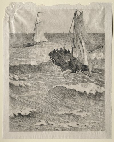 Námořní scéna, 1879. od Hendrik Willem Mesdag