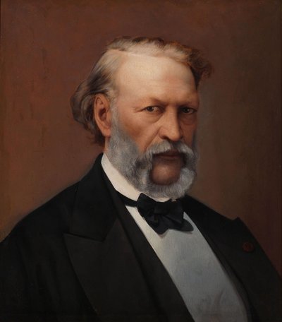 Portrét Hendrik Conscience 1812-1883. od Hendrik de Pondt