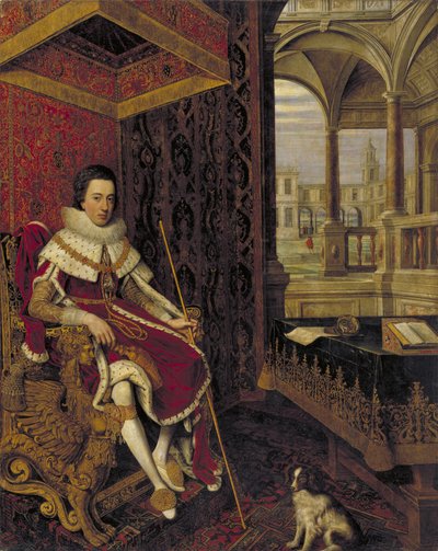Karel I. (1600-1649), kdy princ z Walesu od Hendrik van II Steenwijck