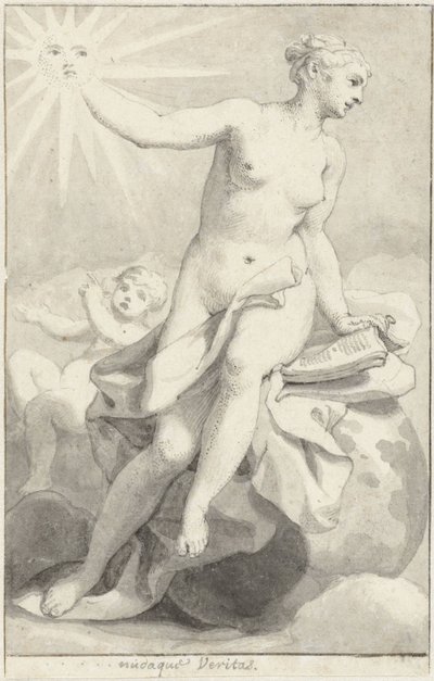 Sedící alegorická ženská postava od Hendrik van Limborch