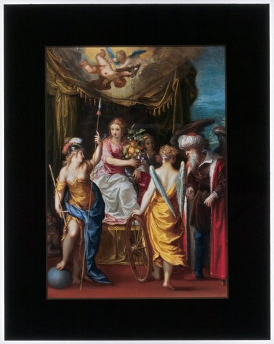 Minerva, hojnost a bohatství od Hendrik van the Elder Balen