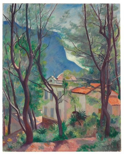 Dům na stromech, Villecroze od Henri Charles Manguin