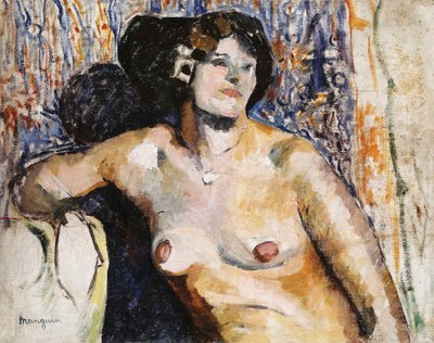 Nahé sezení; Nu Assis od Henri Charles Manguin