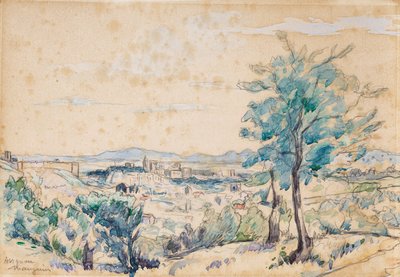 Der Papstpalast - Avignon von Henri-Charles Manguin