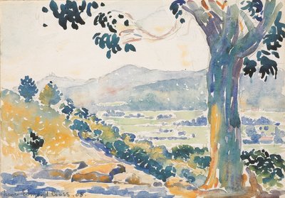 Planina Bormes (ráno) od Henri-Edmond Cross