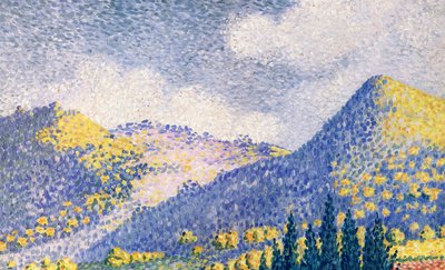 Horská krajina od Henri Edmond Cross