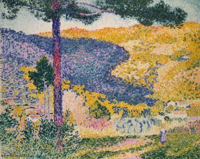 Údolí s jedlí (Stín na hoře) od Henri Edmond Cross