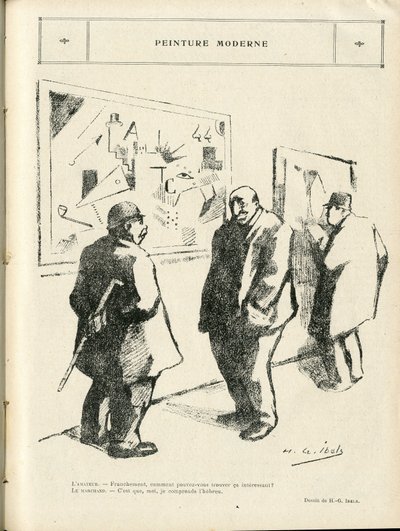Ilustrace H. G. Ibels (1867-1936) v Le Rire, 4. 2. 22 - Moderní malba - Umění, Antisemitismus, Avantgarda - Žid od Henri Gabriel Ibels