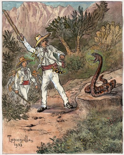 Hadí útok od Henri-Garnier Tanconville