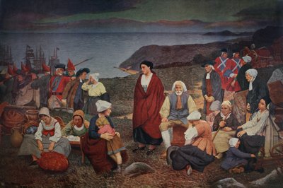Vyhnání Acadians v roce 1755 od Henri (after) Beau