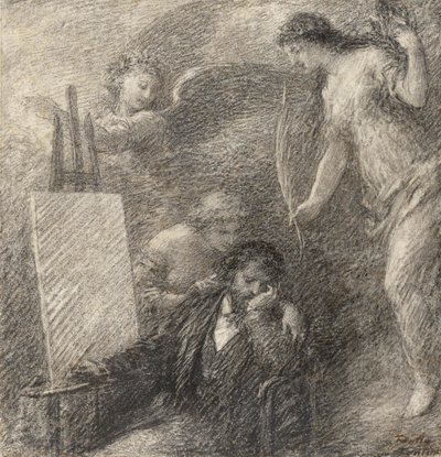 Odrazování umělce od Henri (follower of) Fantin Latour