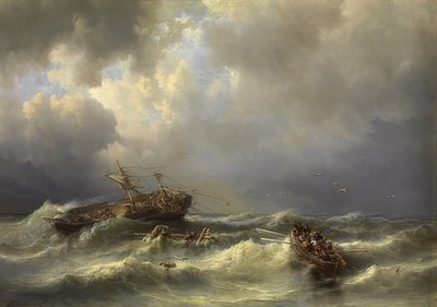Vrak. 1857 od Henri Adolphe Schaep