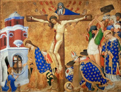Poslední přijímání a mučednická smrt Saint Denis, 1415-1416 od Henri Bellechose