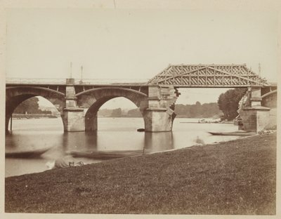 Pont de Saint Cloud po prusko-francouzské válce od Henri Bevan