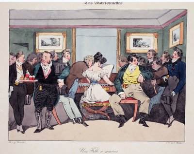 Une fille a marier, ilustrace z 