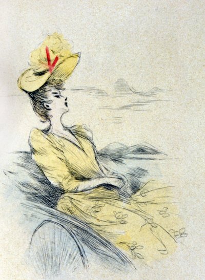 Žena snící od Henri Boutet