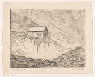 Dům na hoře od Henri Braakensiek (signed by artist)