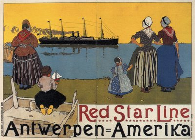 Red Star Line, 1899 od Henri Cassiers