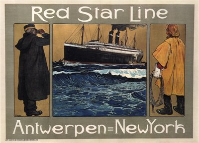 Red Star Line, 1908 od Henri Cassiers