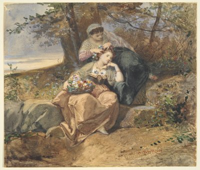 Dvě ženy od Henri Charles Antoine Baron