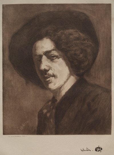 James McNeill Whistler od Henri Charles Guérard