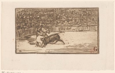 Toreador v aréně od Henri Charles Guérard