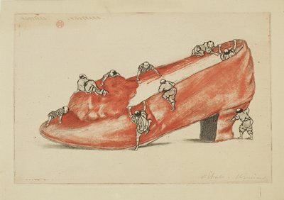 The Assault of the Shoe od Henri Charles Guérard