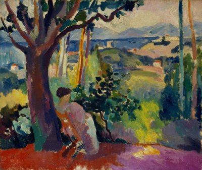 Jídlo ve Villa Demière od Henri Charles Manguin
