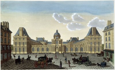 Pohled na Palais du Luxembourg, cca 1820 - v „“ Pohledech na Paříž ““ od Courvoisiera od Henri Courvoisier-Voisin