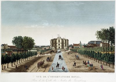 Pohled na Královskou observatoř – v „“Vues de Paris““ od Courvoisiera od Henri Courvoisier-Voisin