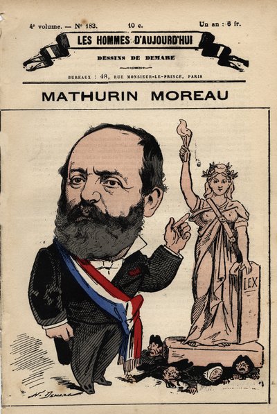 Karikatura Mathurina Moreaua (1822-1912) z 