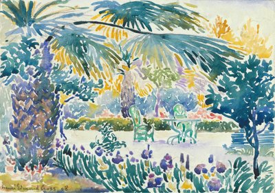 Zahrada malíře v Saint Clair, 1908. od Henri Edmond Cross