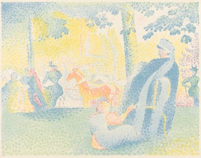 V parku od Henri Edmond Cross