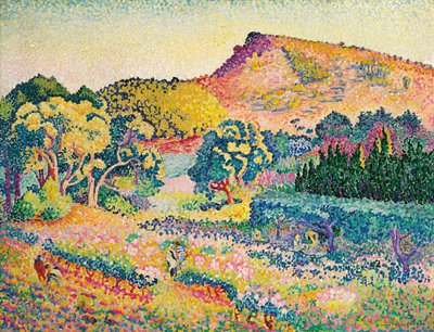 Krajina s Le Cap Negre; Krajina s Cape Negre, 1906 od Henri Edmond Cross