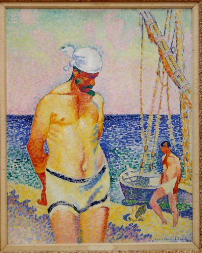 Le Lesteur, 1908 od Henri Edmond Cross