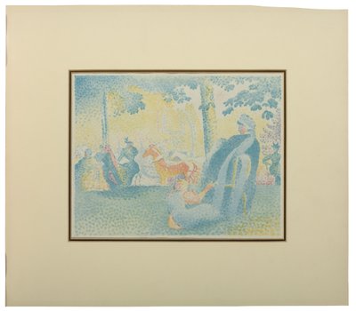 Les Champs Elysees, z Pan, 1898 od Henri Edmond Cross