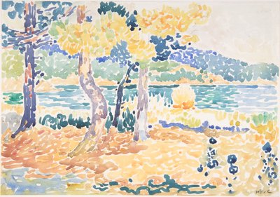 Pines on the Coastline, n.d. od Henri Edmond Cross