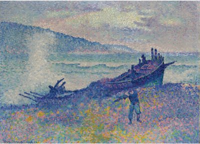Ztroskotání, 1899 od Henri Edmond Cross