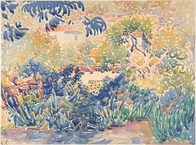 Umělcova zahrada v Saint-Clair, 1904-5. od Henri Edmond Cross