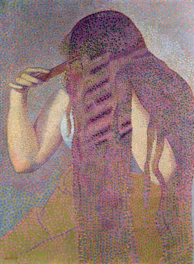 Vlasy, kolem roku 1892 od Henri Edmond Cross