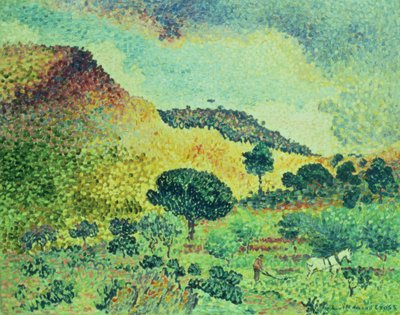 Pohoří Maures, 1906-07 od Henri Edmond Cross