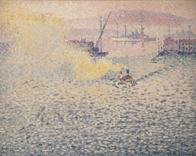 Toulon, zimní ráno Toulon, zimní ráno, 1906-1907. od Henri Edmond Cross