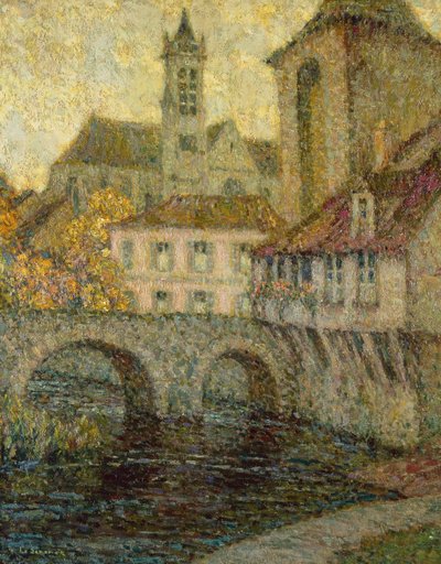 Porte de Bourgogne, Moret od Henri Eugene Augustin Le Sidaner